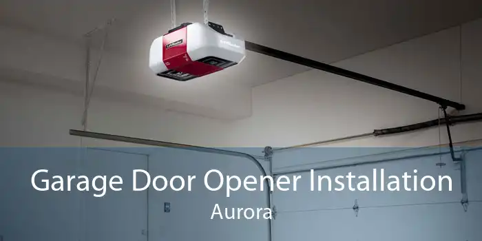 Garage Door Opener Installation Aurora