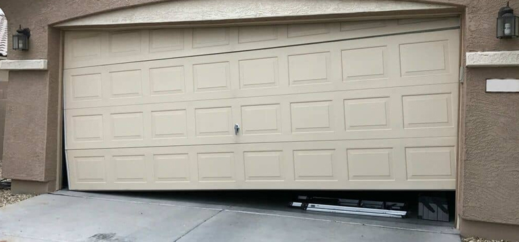garage-door-bent-off-track-repair in Aurora