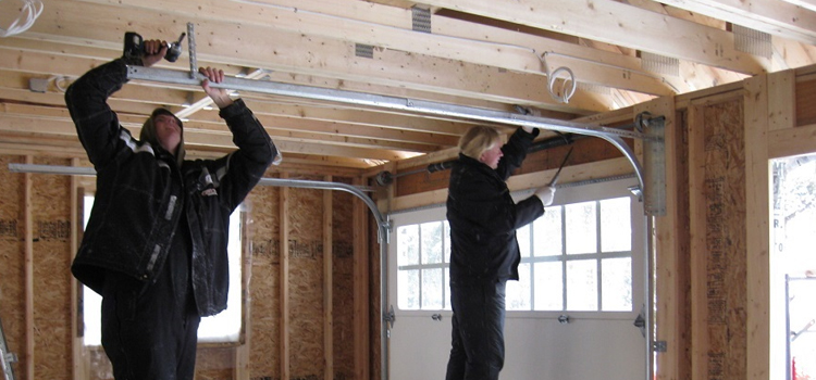 overhead garage door installation in Aurora